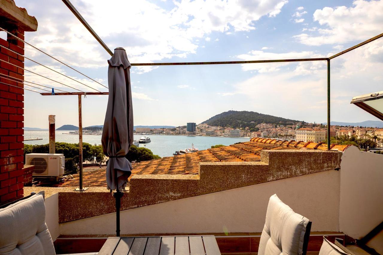 Luxury Apartment Olavia Rooftop Terrace & Seaview Spalato Esterno foto
