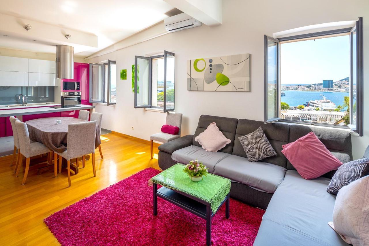 Luxury Apartment Olavia Rooftop Terrace & Seaview Spalato Esterno foto