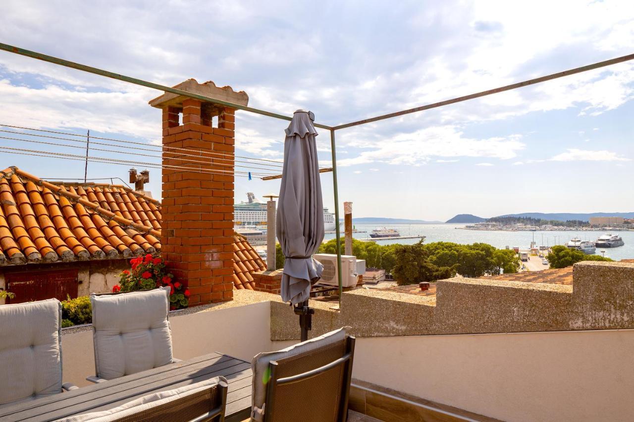 Luxury Apartment Olavia Rooftop Terrace & Seaview Spalato Esterno foto