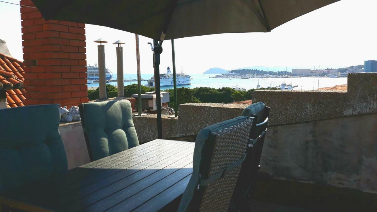 Luxury Apartment Olavia Rooftop Terrace & Seaview Spalato Esterno foto